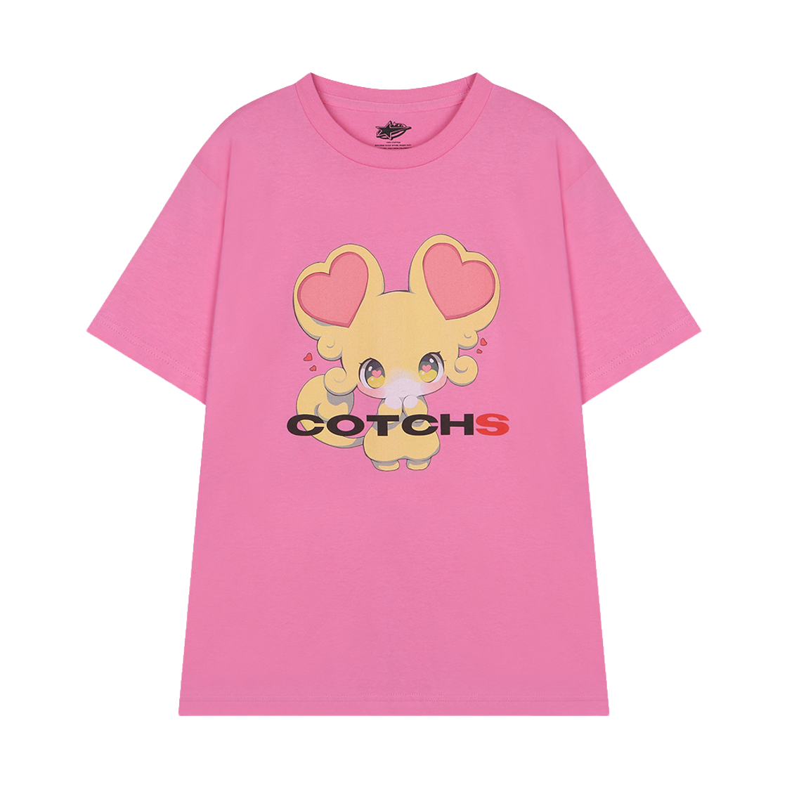 카치스 펄리 티셔츠 핑크(Cotchs Pearly T-Shirt Pink)