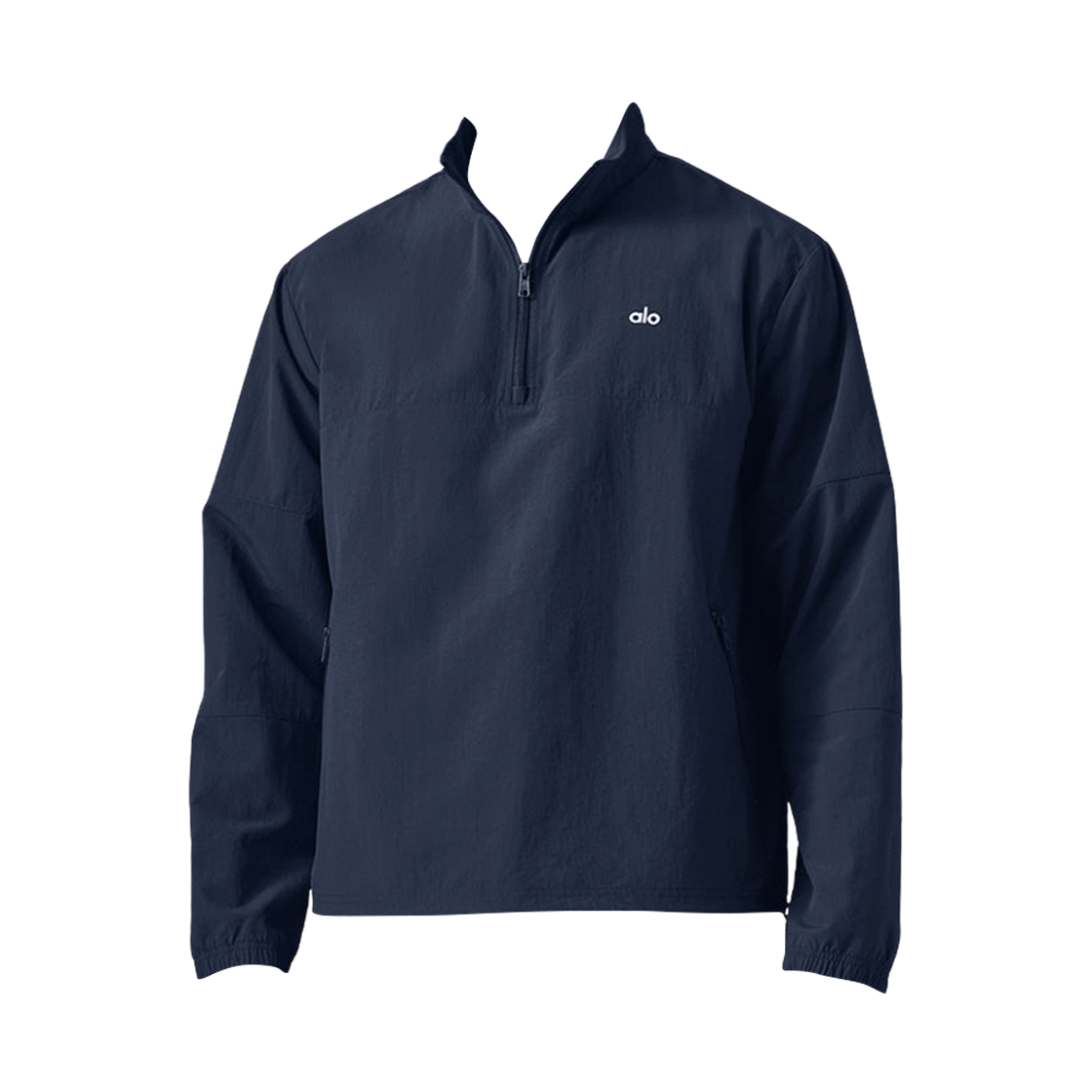 알로 요가 라이트 웨이트 테이크어웨이 트랙 풀오버 네이비(Alo Yoga Light Weight Takeaway Track Pullover Navy)