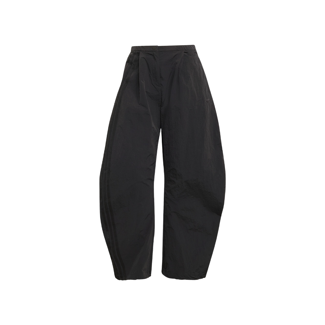 JX8111 (W) Adidas Originals Asymmetric 3-Stripes Woven Pants Black - KR Sizing