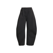 (W) Adidas Originals Asymmetric 3-Stripes Woven Pants Black - KR Sizing