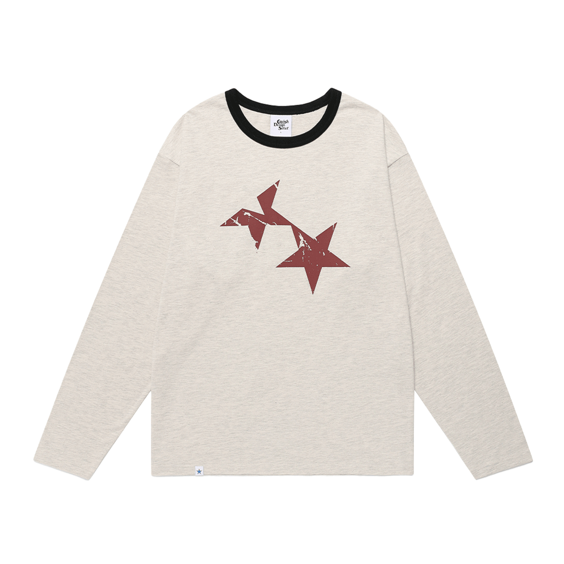 [KREAM 단독] 카비시 트윈 스타 롱슬리브 티셔츠 오트밀([KREAM 단독] CAVISH Twin Star Ls Tee Oatmeal)