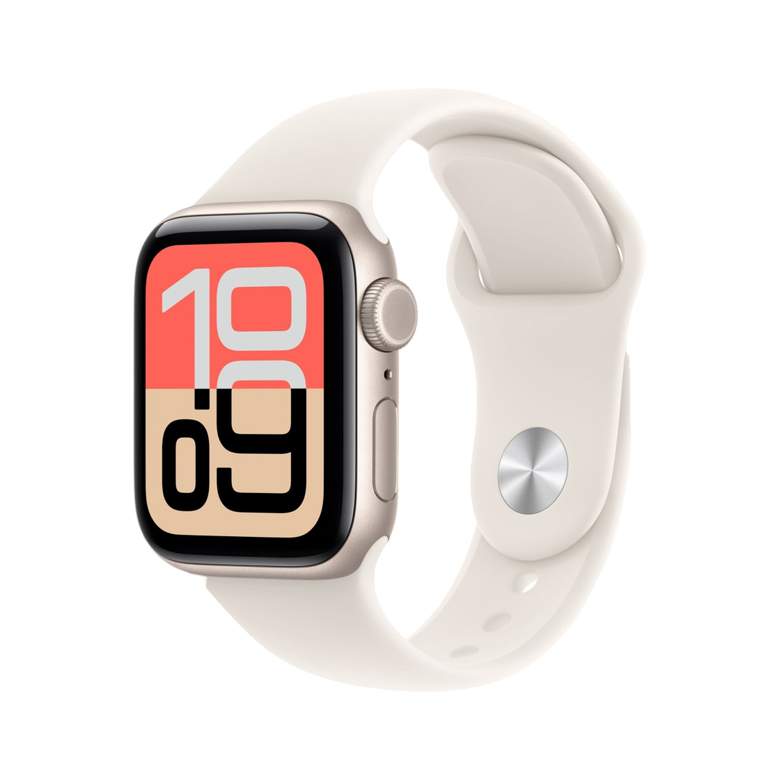 MEP64KH/A Apple Watch Series SE 3rd 40mm GPS Cellular Starlight Aluminum Case with Sport Band S/M Starlight (Korean Ver.)