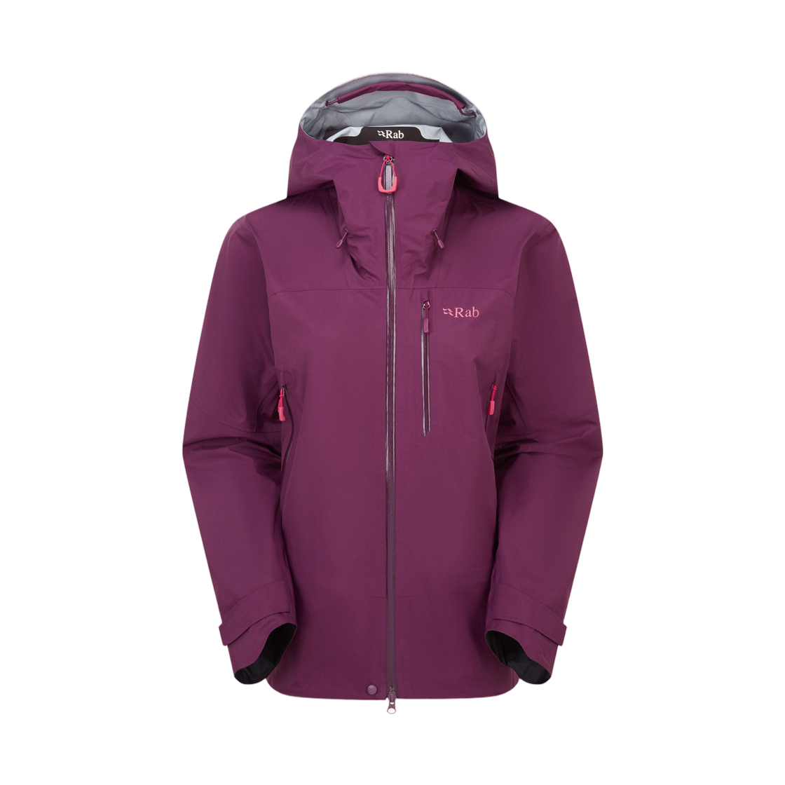 QWG-97 (W) Rab Firewall Mountain Waterproof Jacket Mulberry