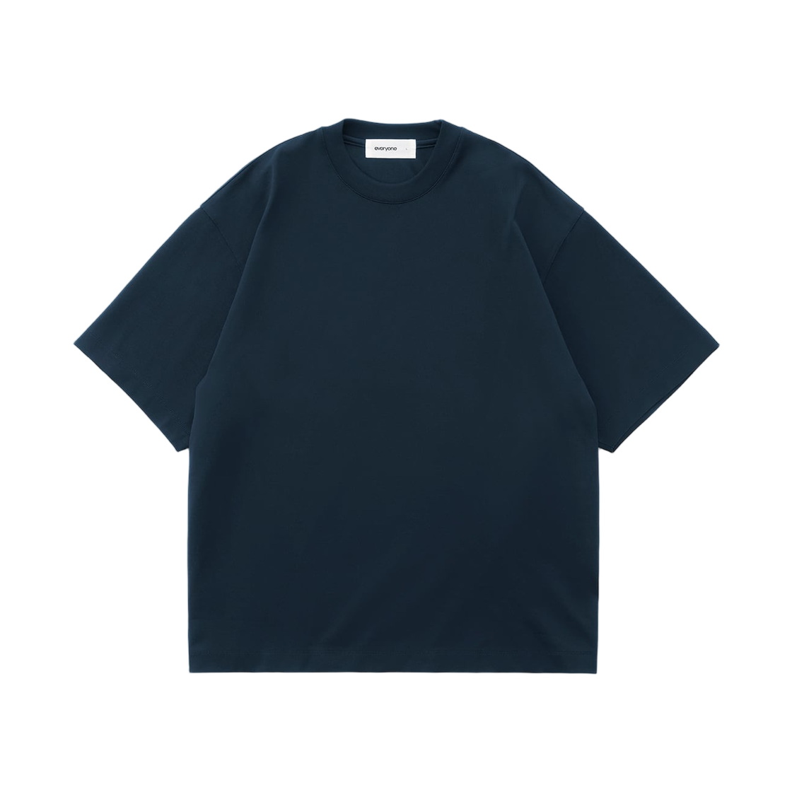 에브리원 코튼 숏슬리브 티셔츠 네이비(everyone Cotton Short Sleeve T-Shirt Navy)