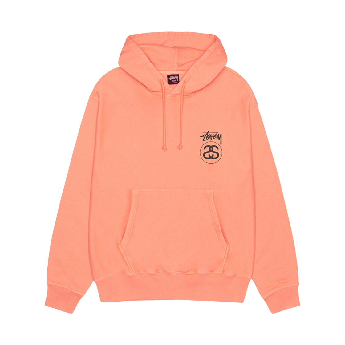 스투시 스탁 링크 피그먼트 다이드 후드 셔벗(Stussy Stock Link Pigment Dyed Hoodie Sherbert) - 2