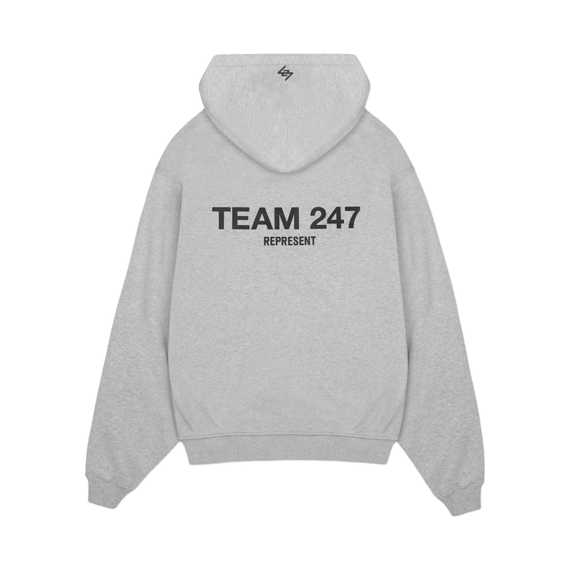 247리프레젠트 팀 247 오버사이즈드 후디 애쉬 그레이(247represent Team 247 Oversized Hoodie Ash Grey) - 1