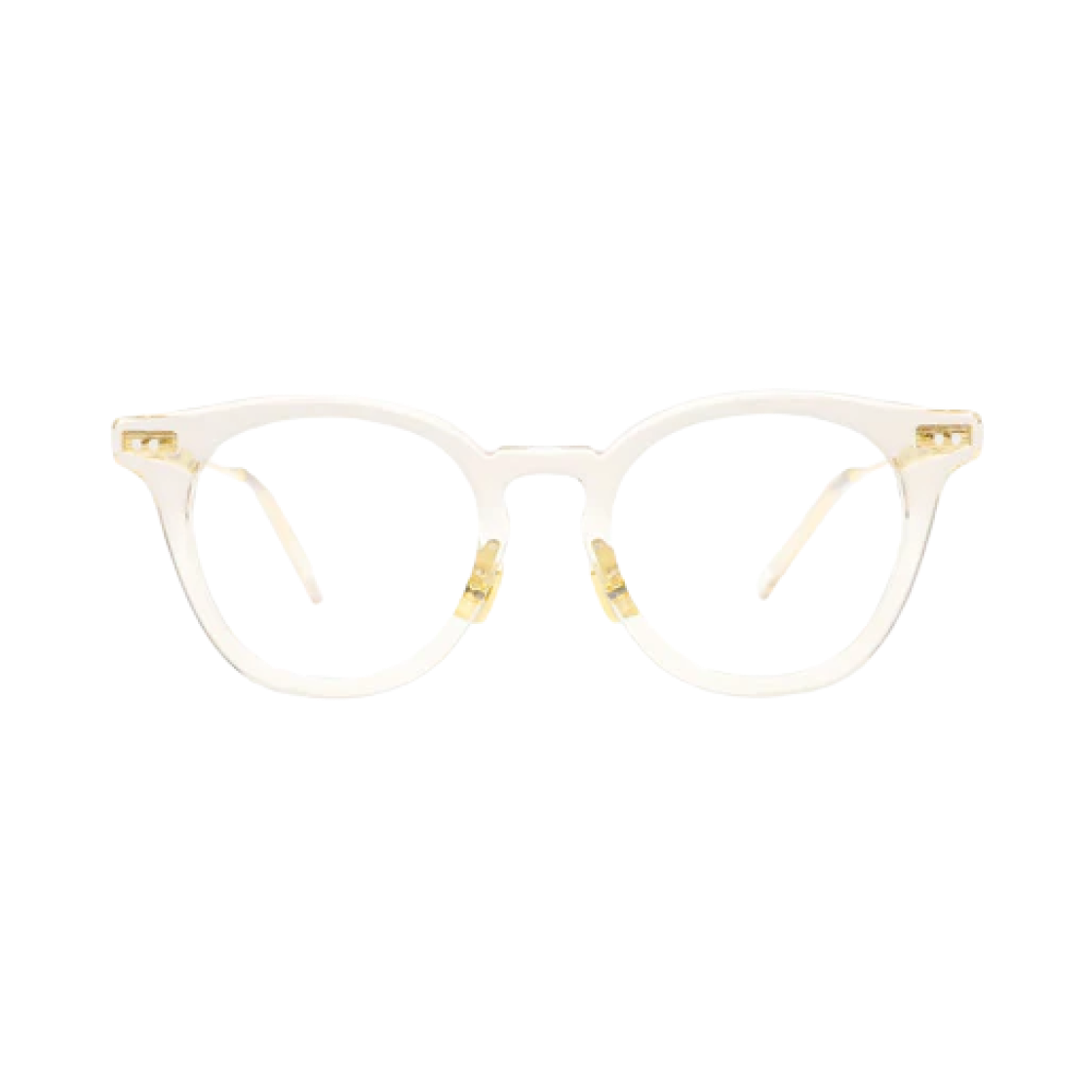 네이티브 선즈 지겔 49 - RX 허니 모브 18K 골드 클리어(Native Sons Siegel 49 - RX Honey Mauve 18K Gold Clear)