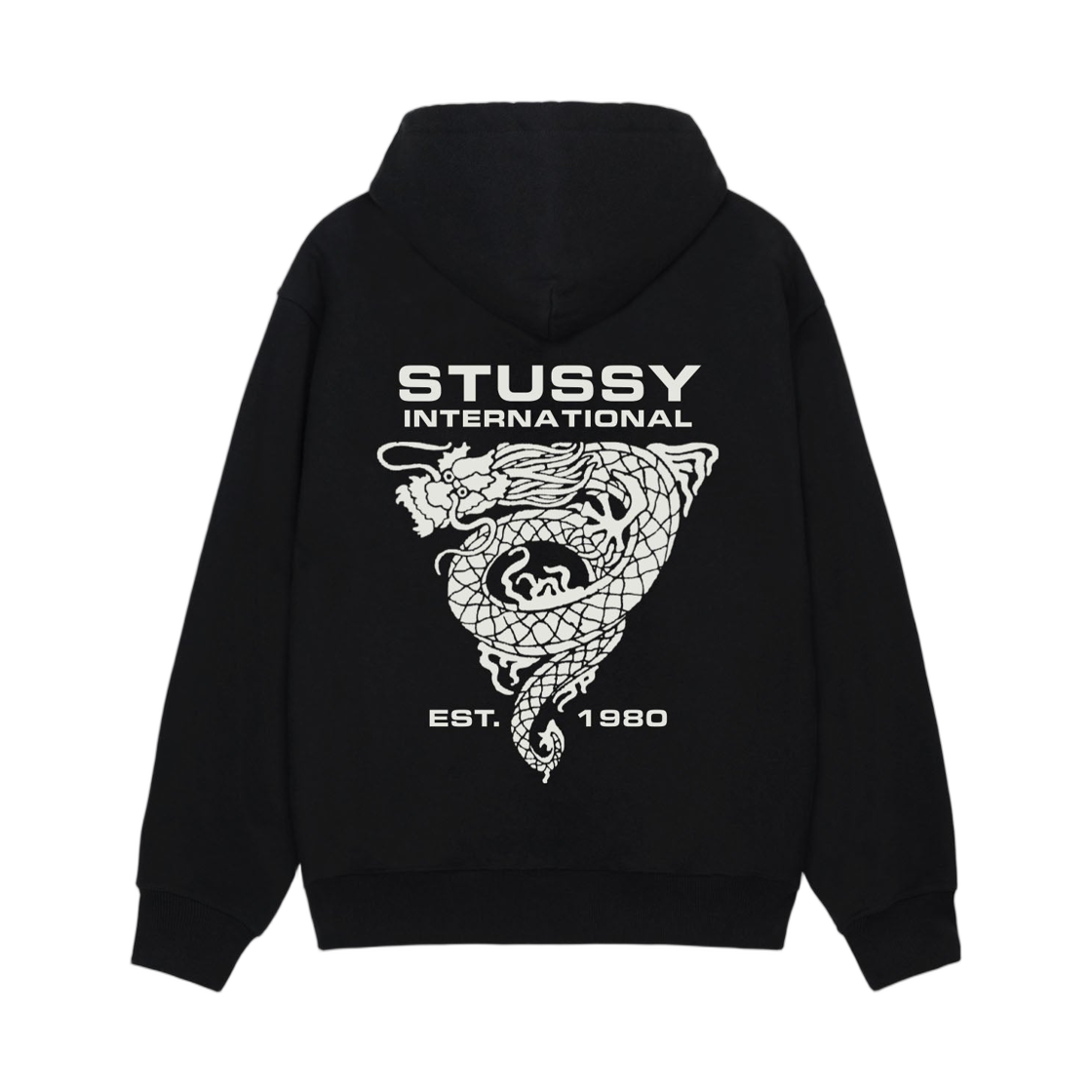 스투시 드래곤 후드 블랙(Stussy Dragon Hoodie Black) - 1