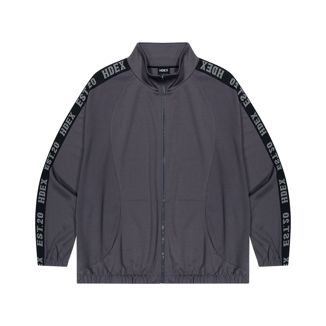 테이프 매쉬 트랙 자켓 (Charcoal)(Tape Mesh Track Jacket Charcoal)