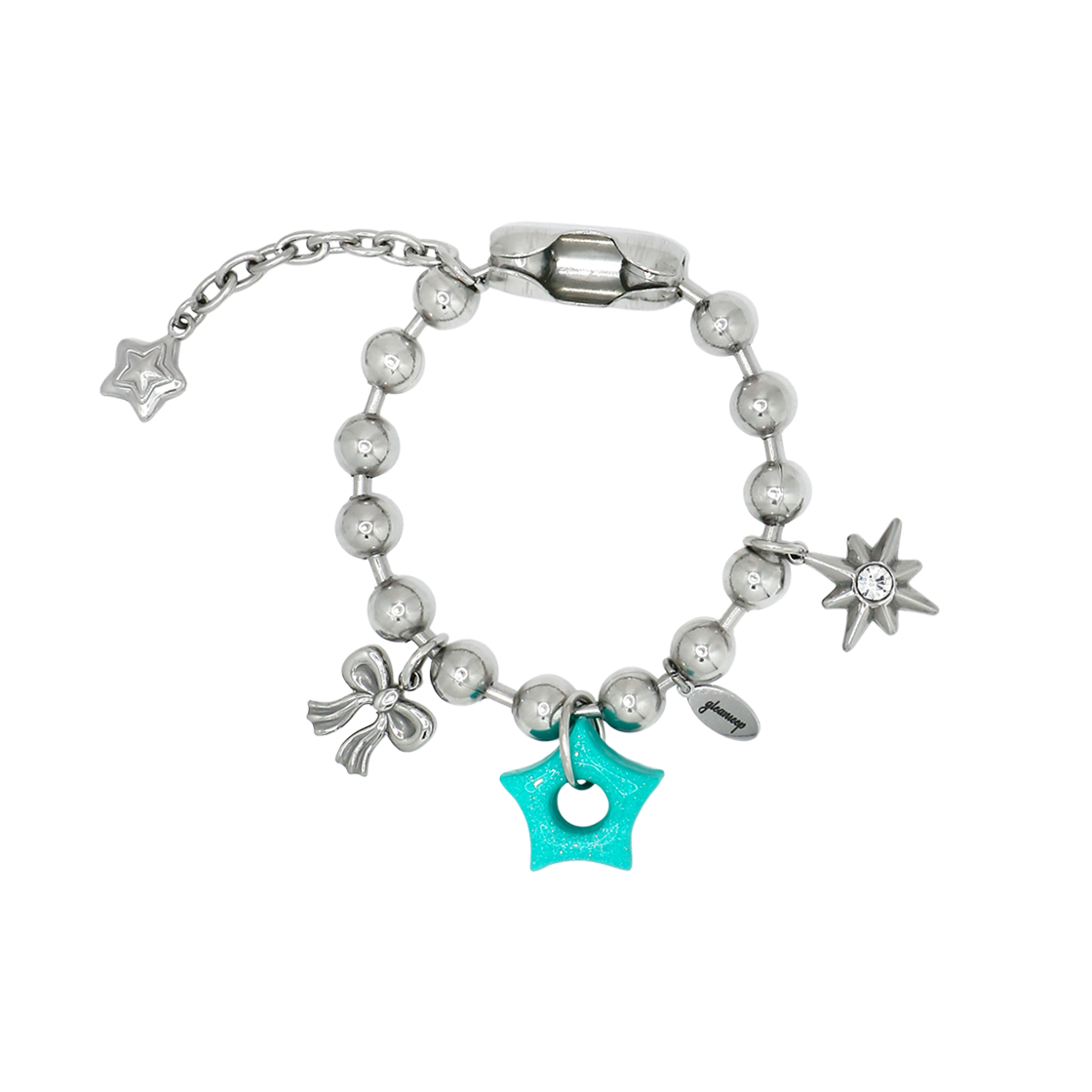 글리밉 글리밍 스타 참 브레이슬릿 4컬러(Gleameep Gleaming Star Charm Bracelet 4Colors)