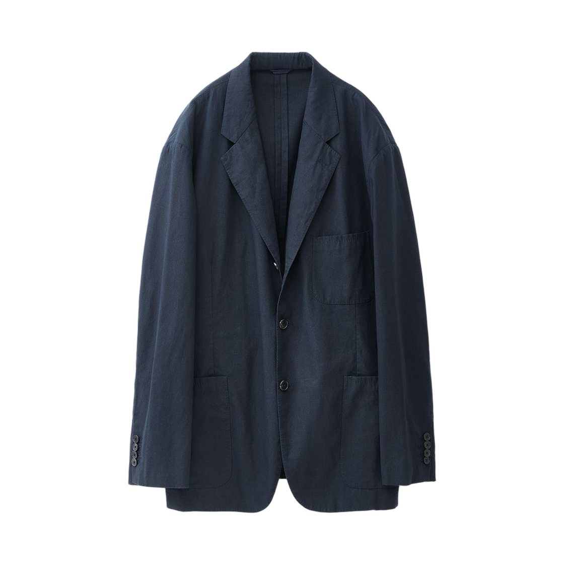 - A.Presse For everyone Hemp Cotton Jacket Navy