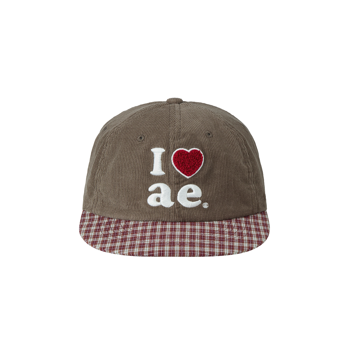 AE45FWCA001BEG AEAE Check Ball Cap Beige