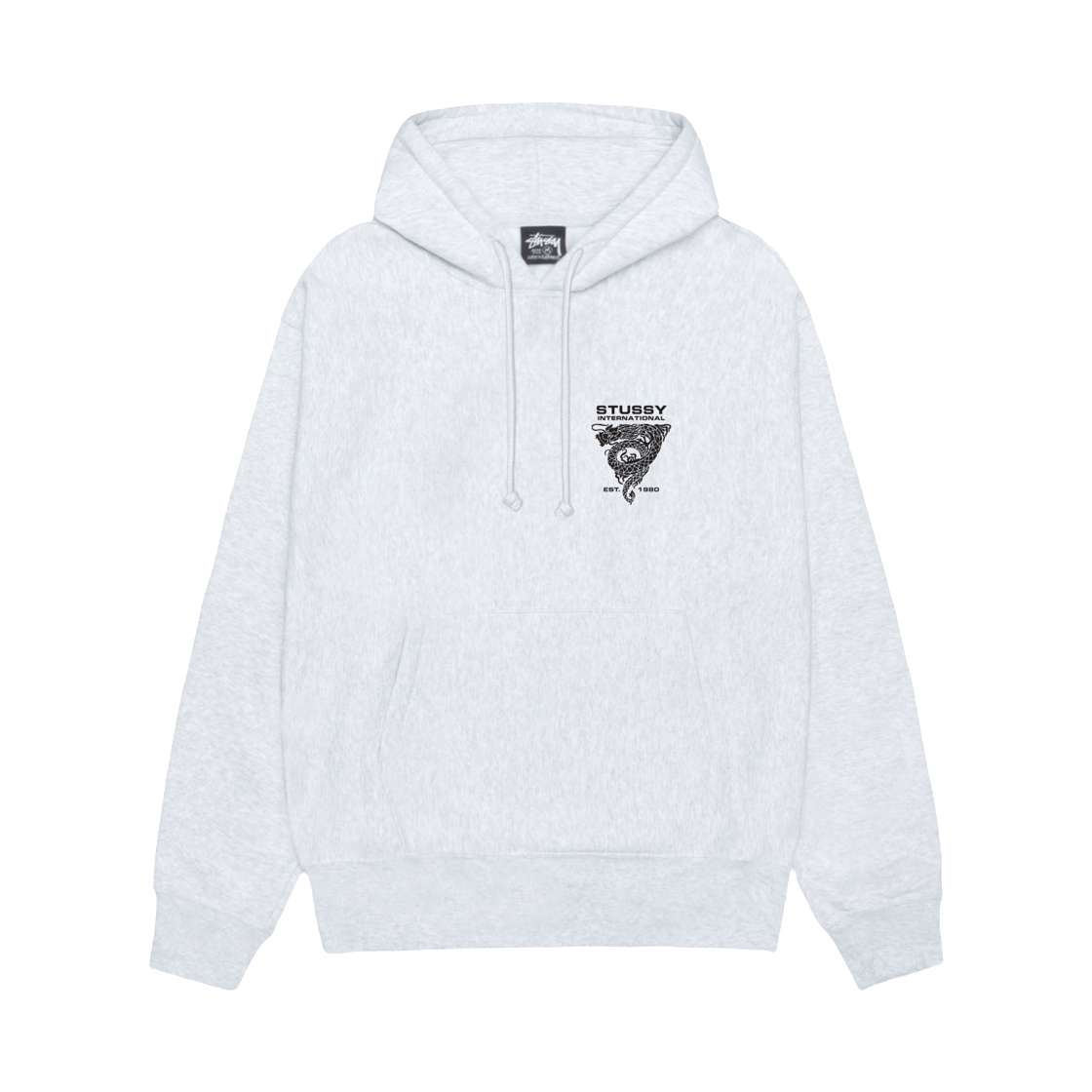스투시 드래곤 후드 애쉬 헤더(Stussy Dragon Hoodie Ash Heather) - 2