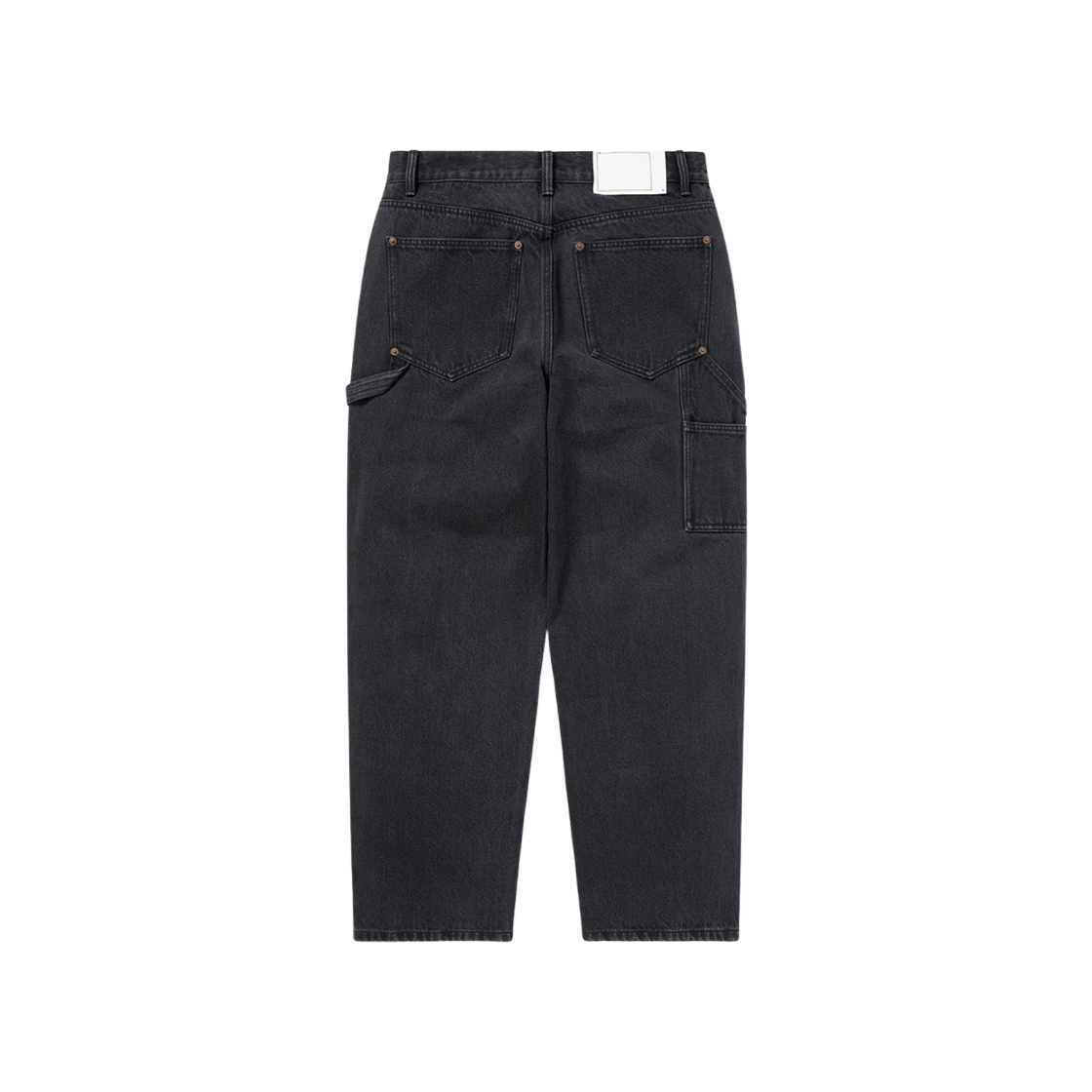 디스이즈네버댓 데님 더블 니 팬츠 블랙(Thisisneverthat Denim Double Knee Pants Black) - 2