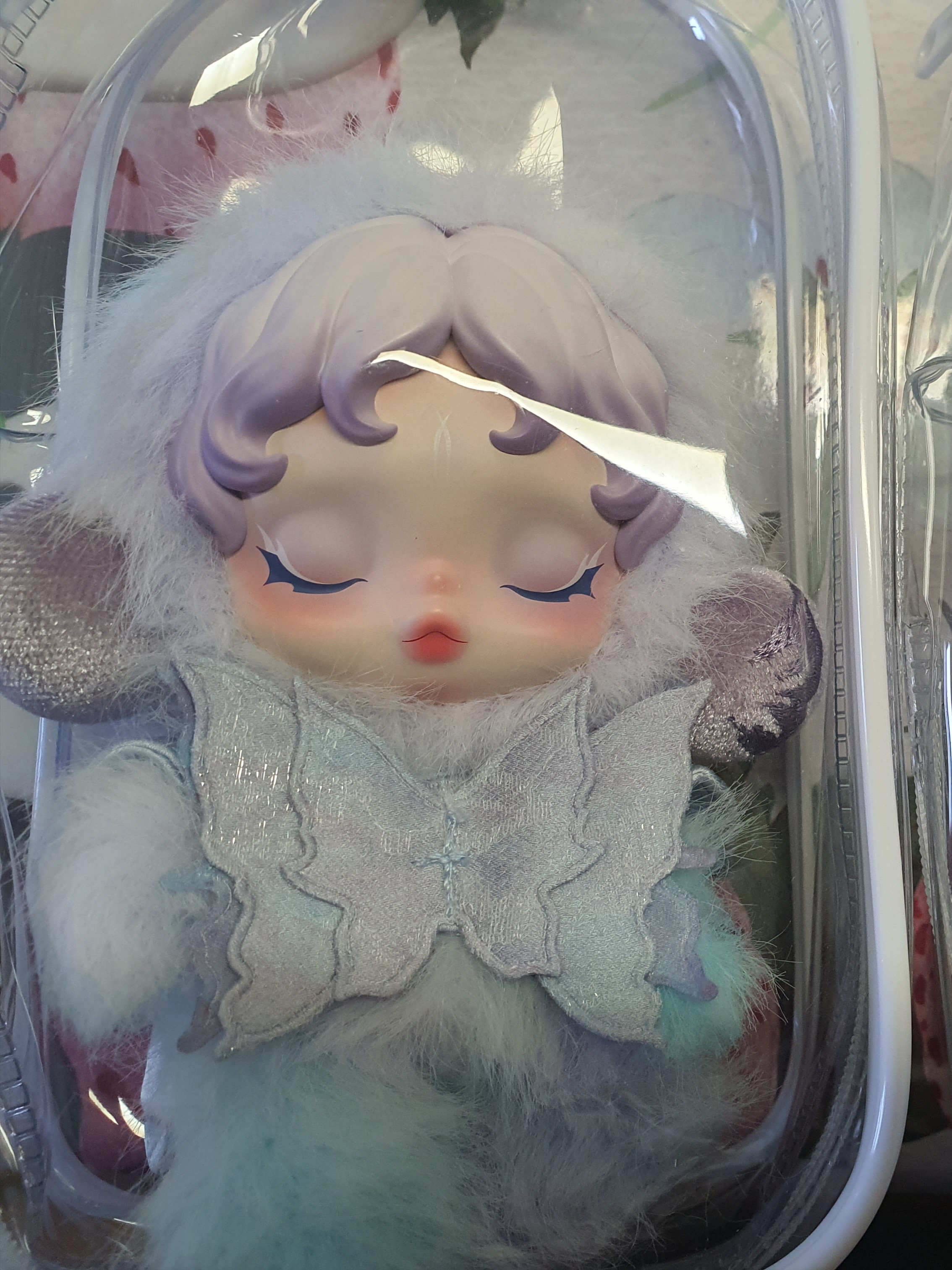 Pop Mart Skullpanda L’Impressionnisme Series Plush Doll Lightning (Opened Case) 착용 스타일 - 2