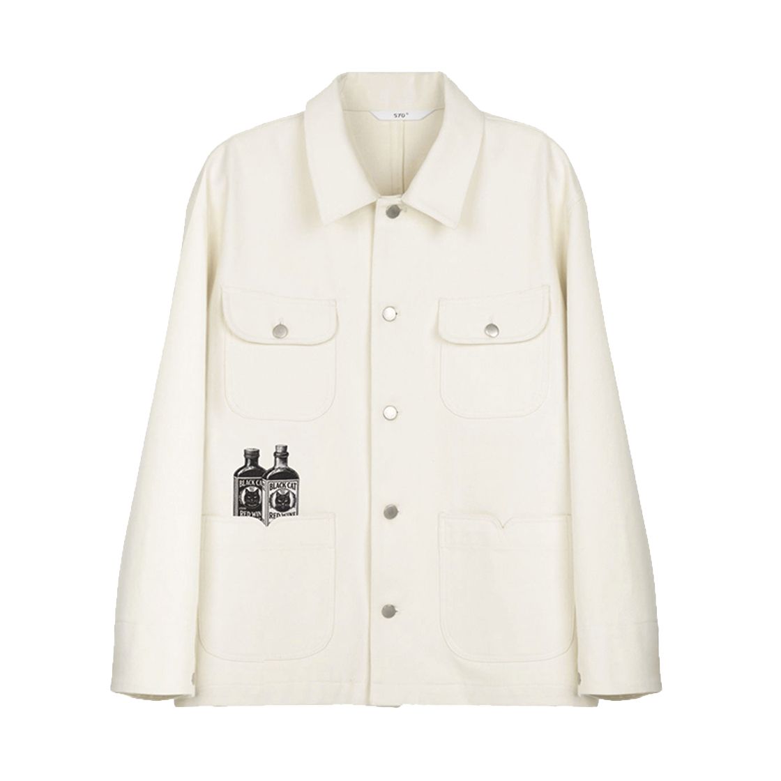 에스티유 프린팅 워크 자켓 크림(STU Printing Work Jacket Cream)