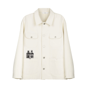 STU Printing Work Jacket Cream