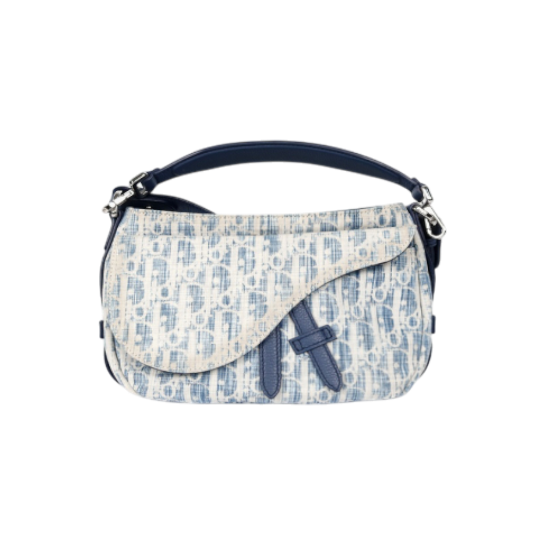 디올 스카이블루 오블리크 새들백 A-A17669(Dior Sky Blue Oblique Saddle Bag A-A17669)