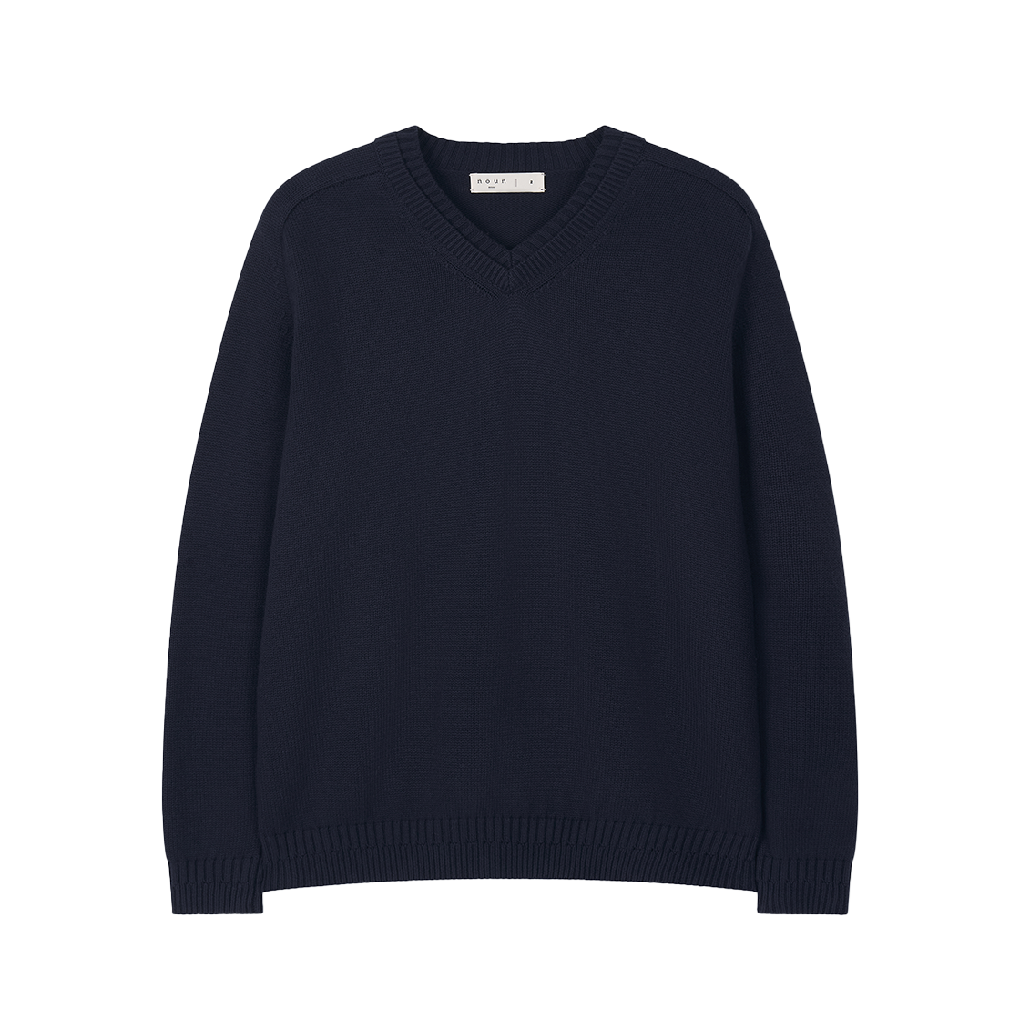 25LVNKNY noun Layered V Neck Knit Navy