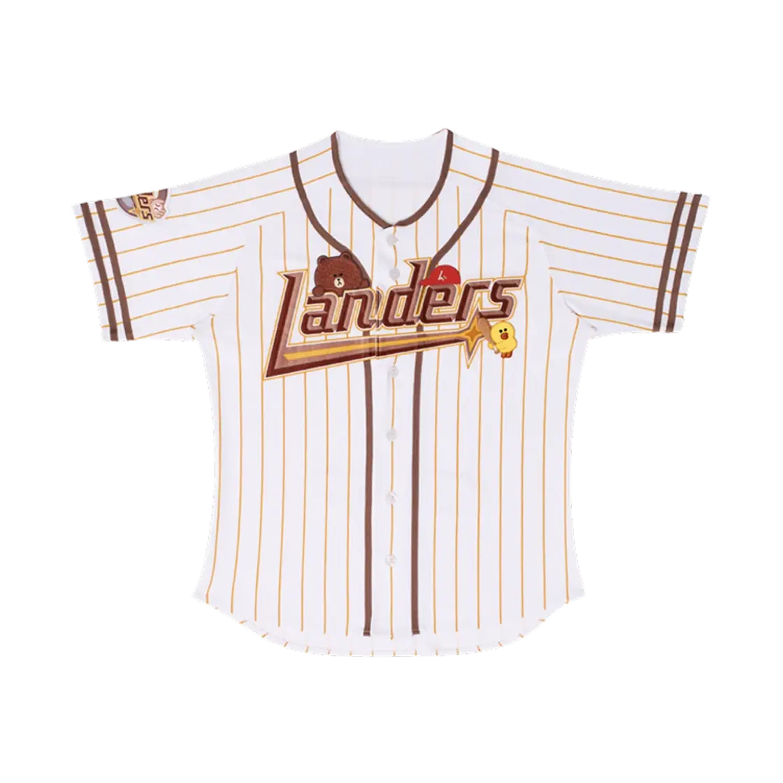 SSG 랜더스 x 라인 프렌즈 유니폼 브라운 (논 마킹 버전)(SSG Landers x Line Friends Uniform Brown (Non Marking Ver.))