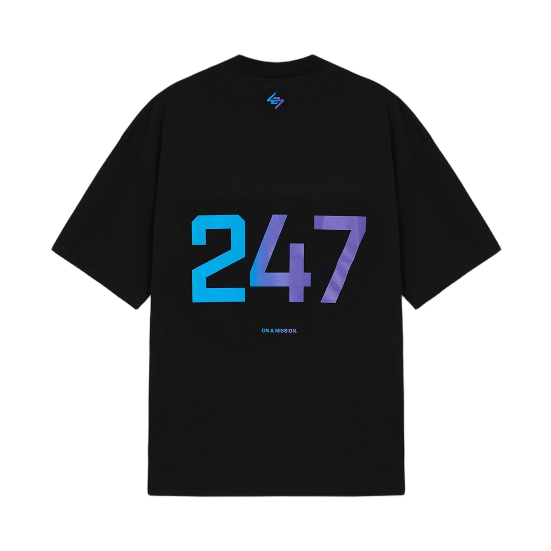 247리프레젠트 247 오버사이즈드 티셔츠 퍼플 페이드(247represent 247 Oversized T-Shirt Purple Fade) - 1