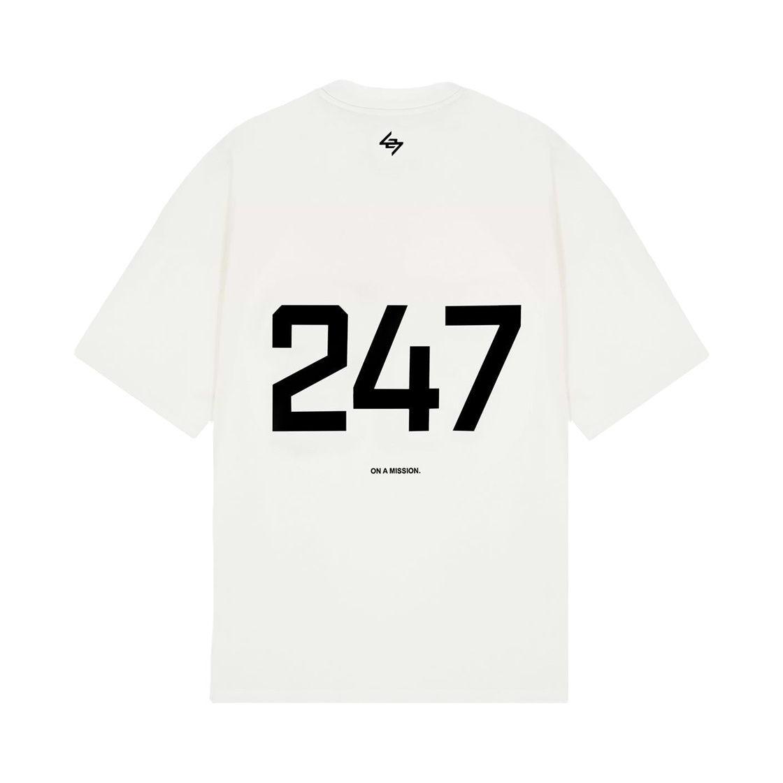 247리프레젠트 247 오버사이즈드 티셔츠 플랫 화이트(247represent 247 Oversized T-Shirt Flat White) - 1