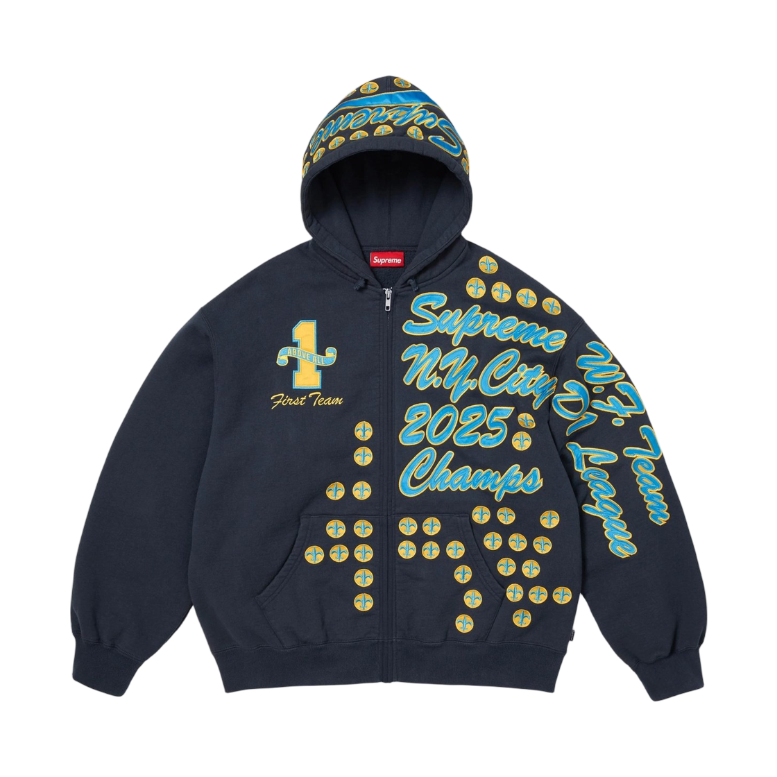 ウェア Supreme S Logo Zip Up Hooded 25FW \