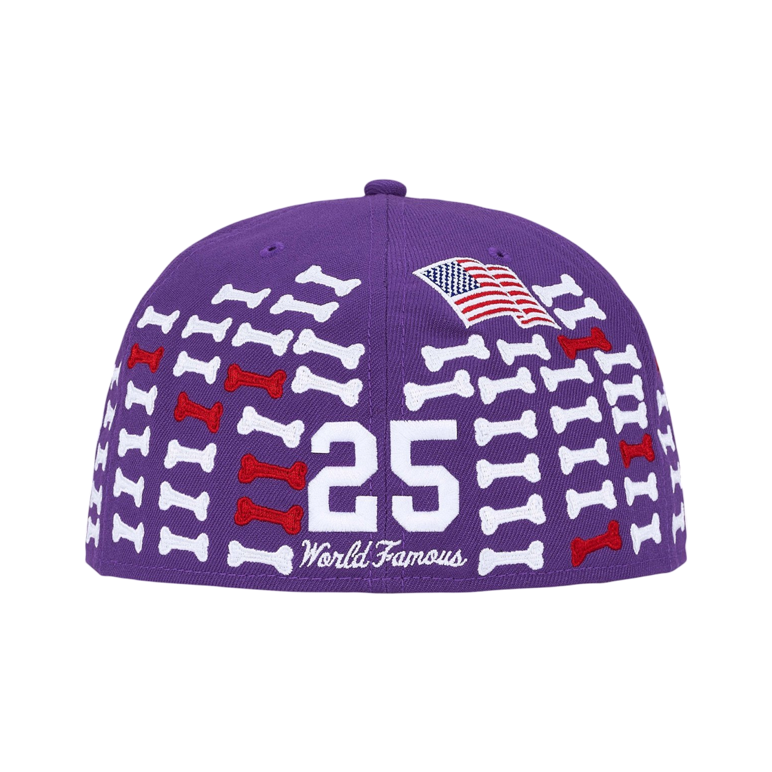 슈프림 본즈 박스로고 뉴에라 퍼플 - 25FW(Supreme Bones Box Logo New Era Purple - 25FW) - 2