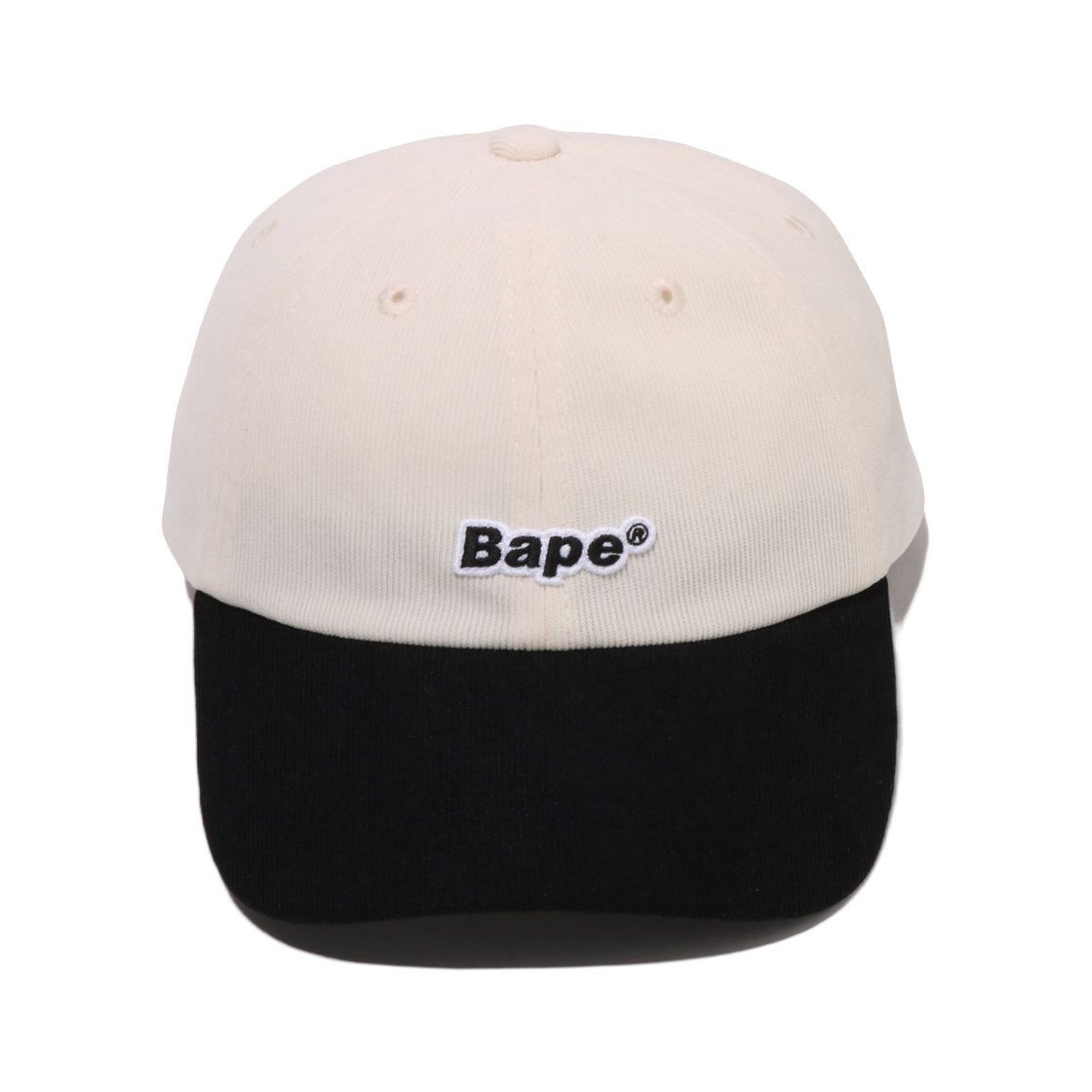 베이프 코듀로이 패널 캡 화이트(BAPE Corduroy Panel Cap White) - 2