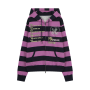 Cotchs Time Table Hooded Zip Up Purple