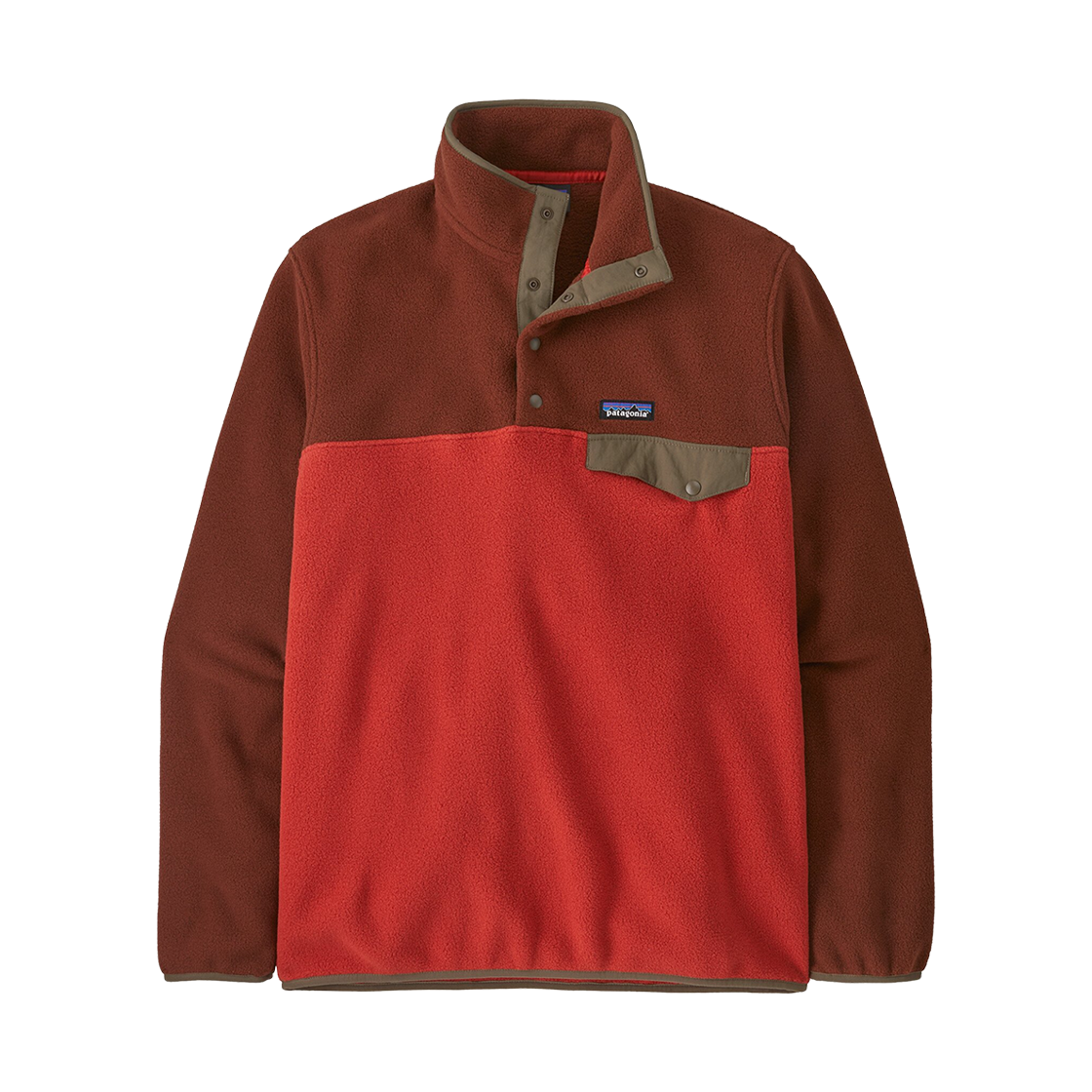파타고니아 라이트웨이트 신칠라 스냅-T 플리스 풀오버 아마니타 레드(Patagonia Lightweight Synchilla Snap-T Fleece Pullover Amanita Red)