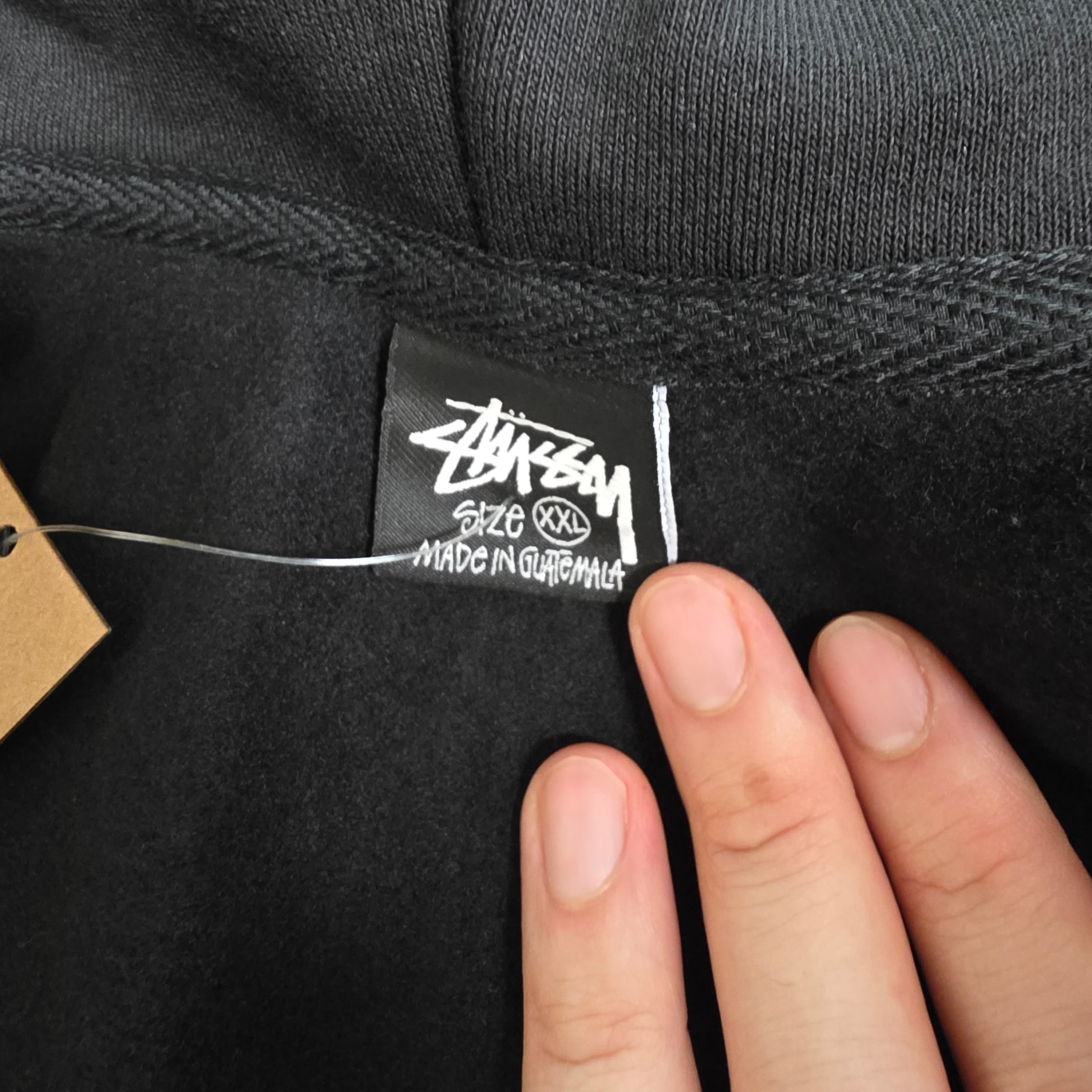 Stussy Stock Seoul Zip Hood Black 착용 스타일 - 8