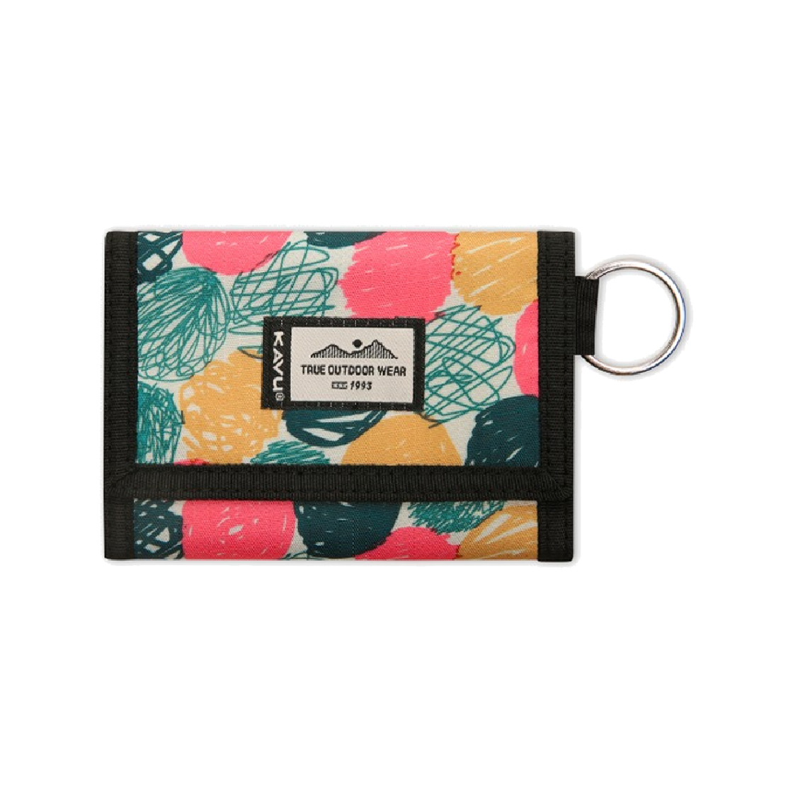 카부 리베뉴 월렛 스퀴글 도트(KAVU Revenue Wallet Squiggle Dots)