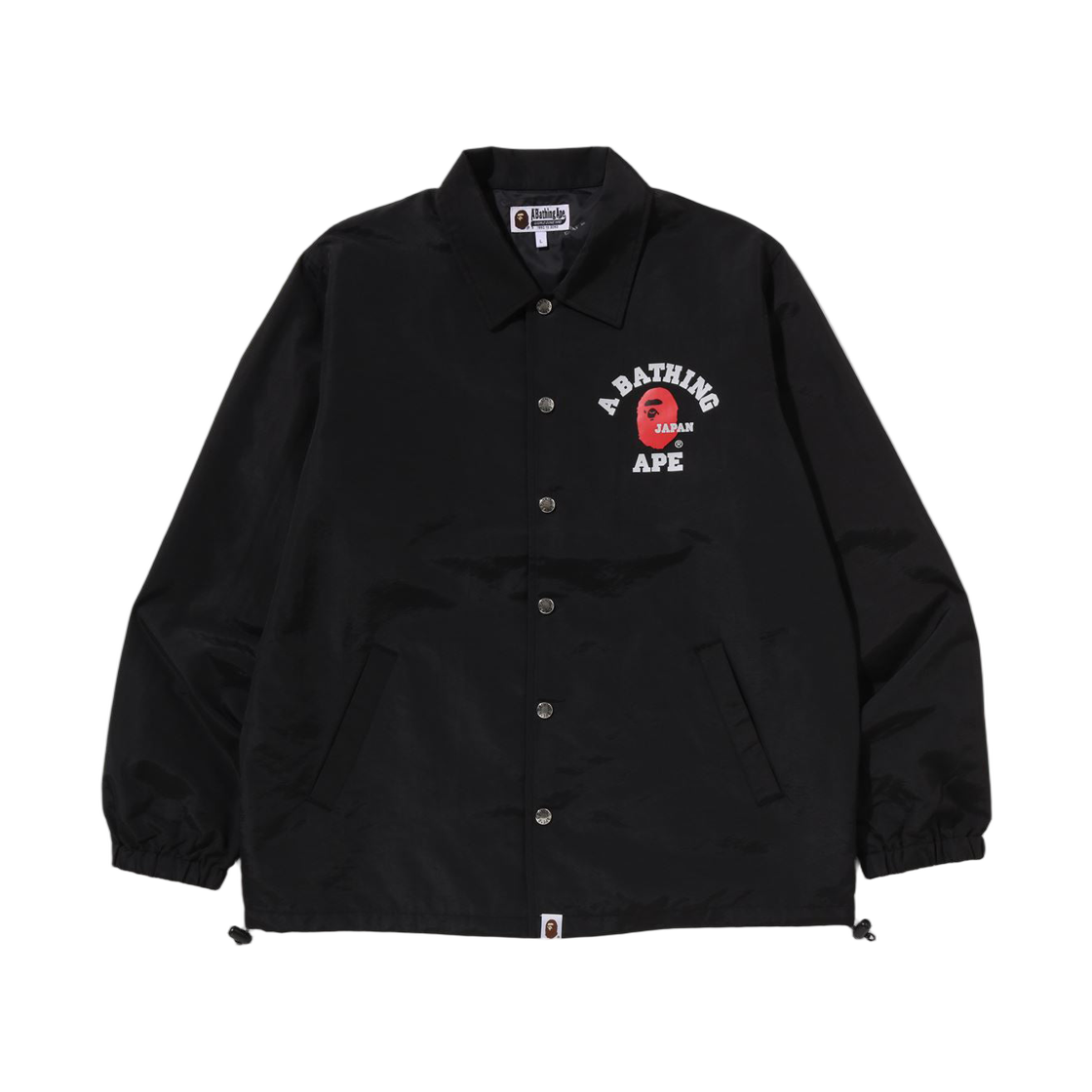 - BAPE College One Point Coach Jacket Black
