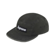 Supreme 2-Tone Moleskin Camp Cap Black - 25FW