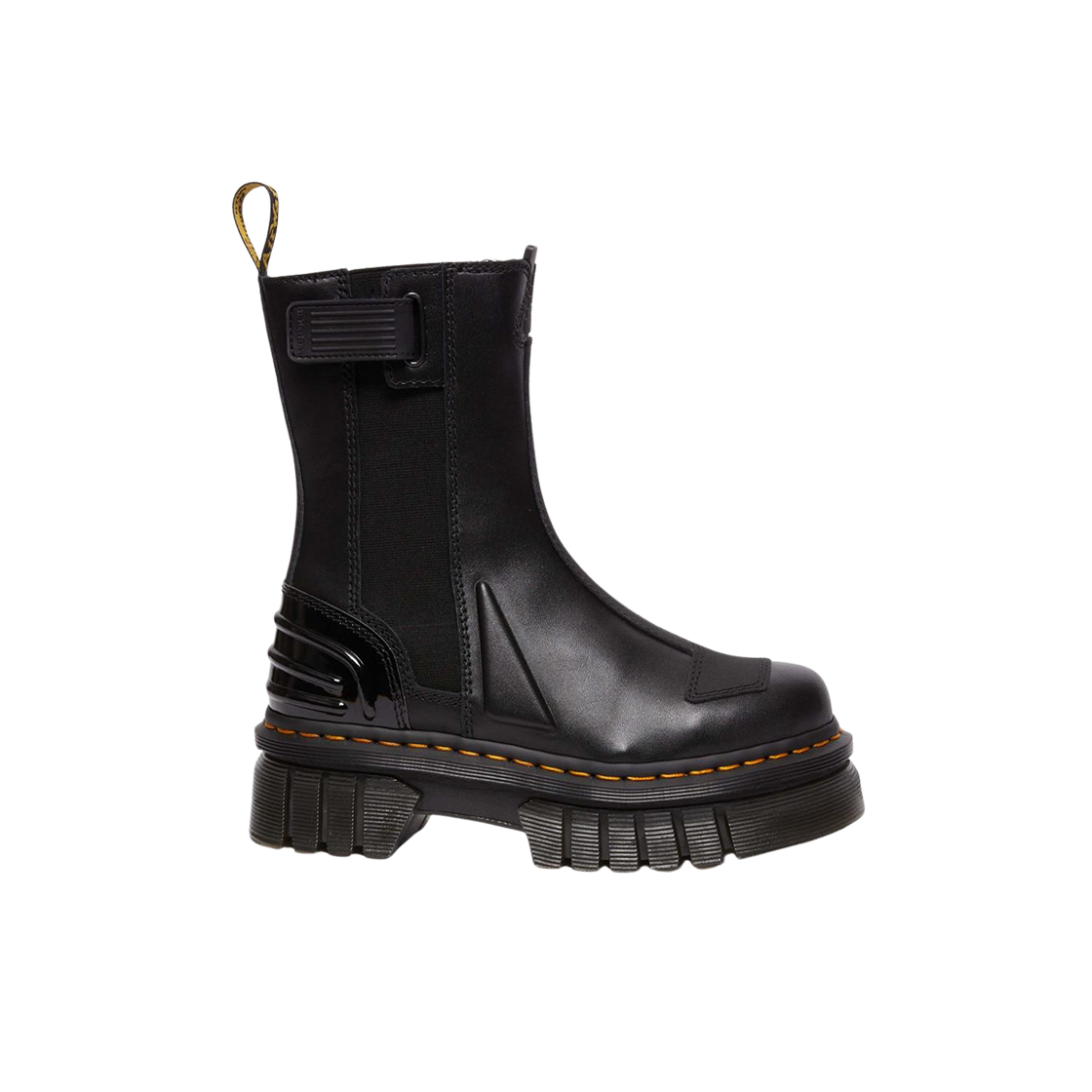 (W) 닥터마틴 오드릭 첼시 하이 부츠 블랙((W) Dr. Martens Audrick Chelsea Hi Boots Black)