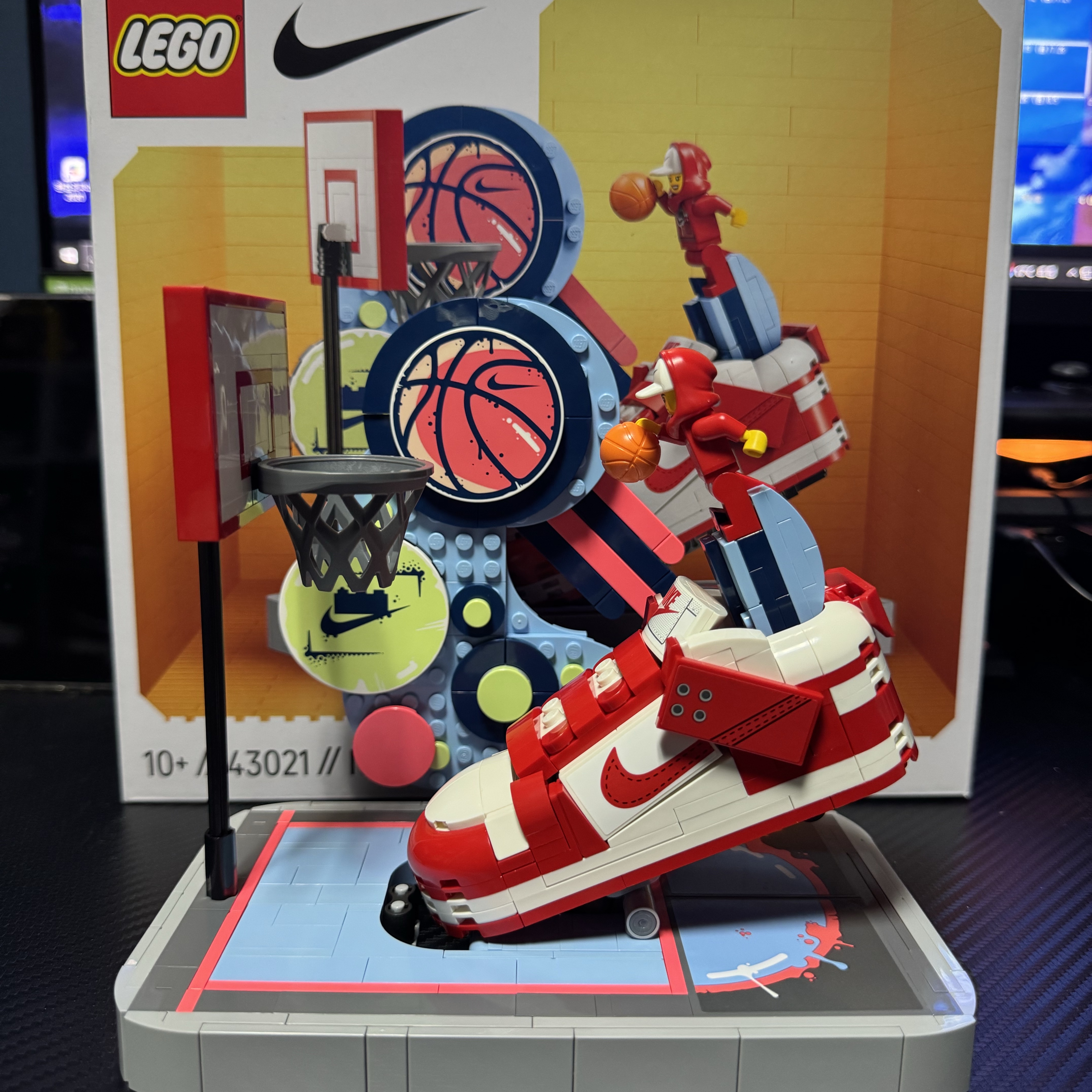 Lego x Nike Dunk Trickshot 착용 스타일 - 1