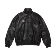 Supreme x Umbro Leather Track Jacket Black - 25FW