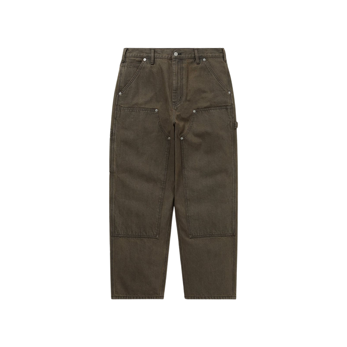 TN253DPAOP03BRN Thisisneverthat Denim Double Knee Pants Brown