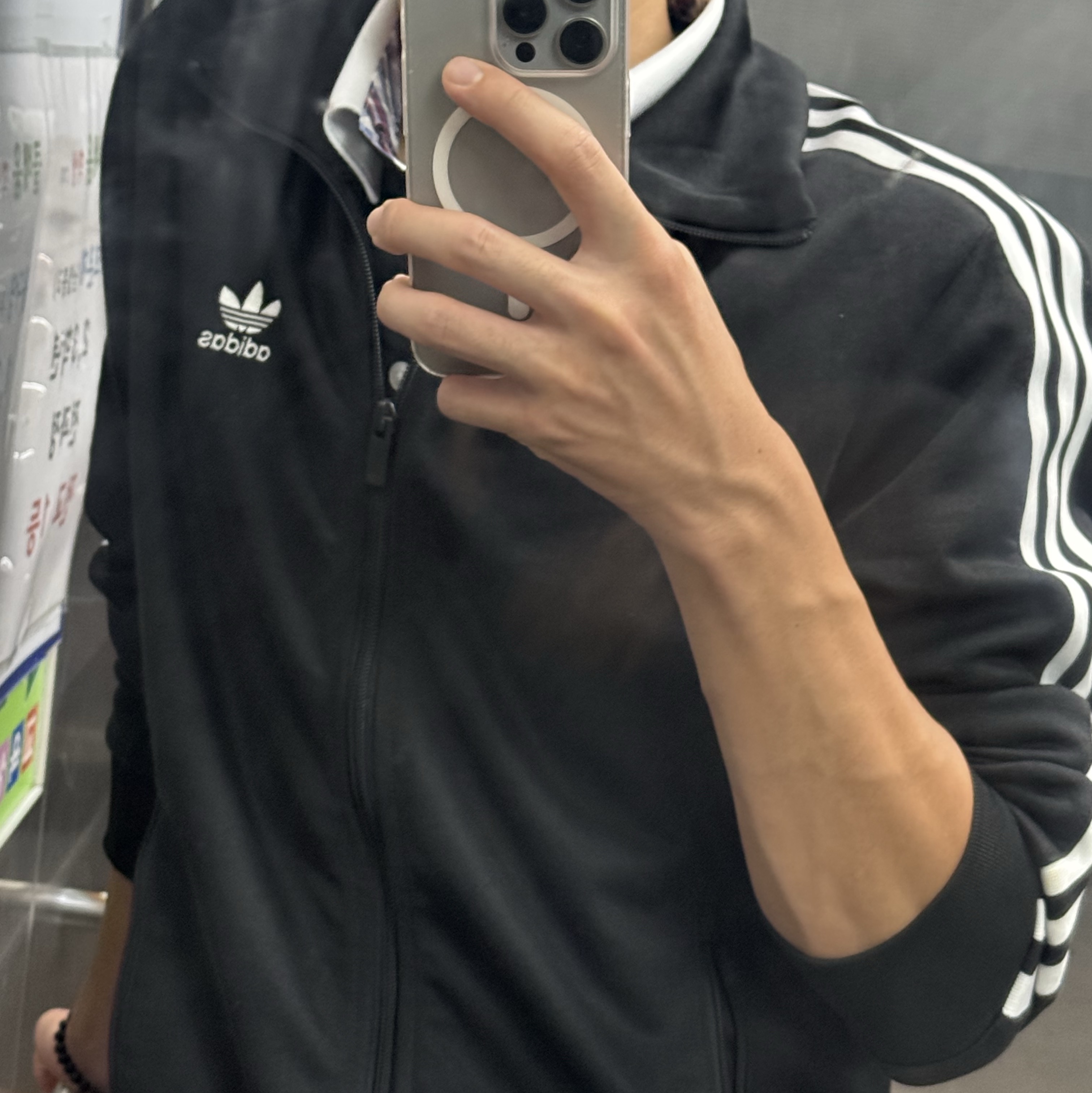 Adidas Adicolor Classic Beckenbauer Track Top Black - KR Sizing 착용 스타일