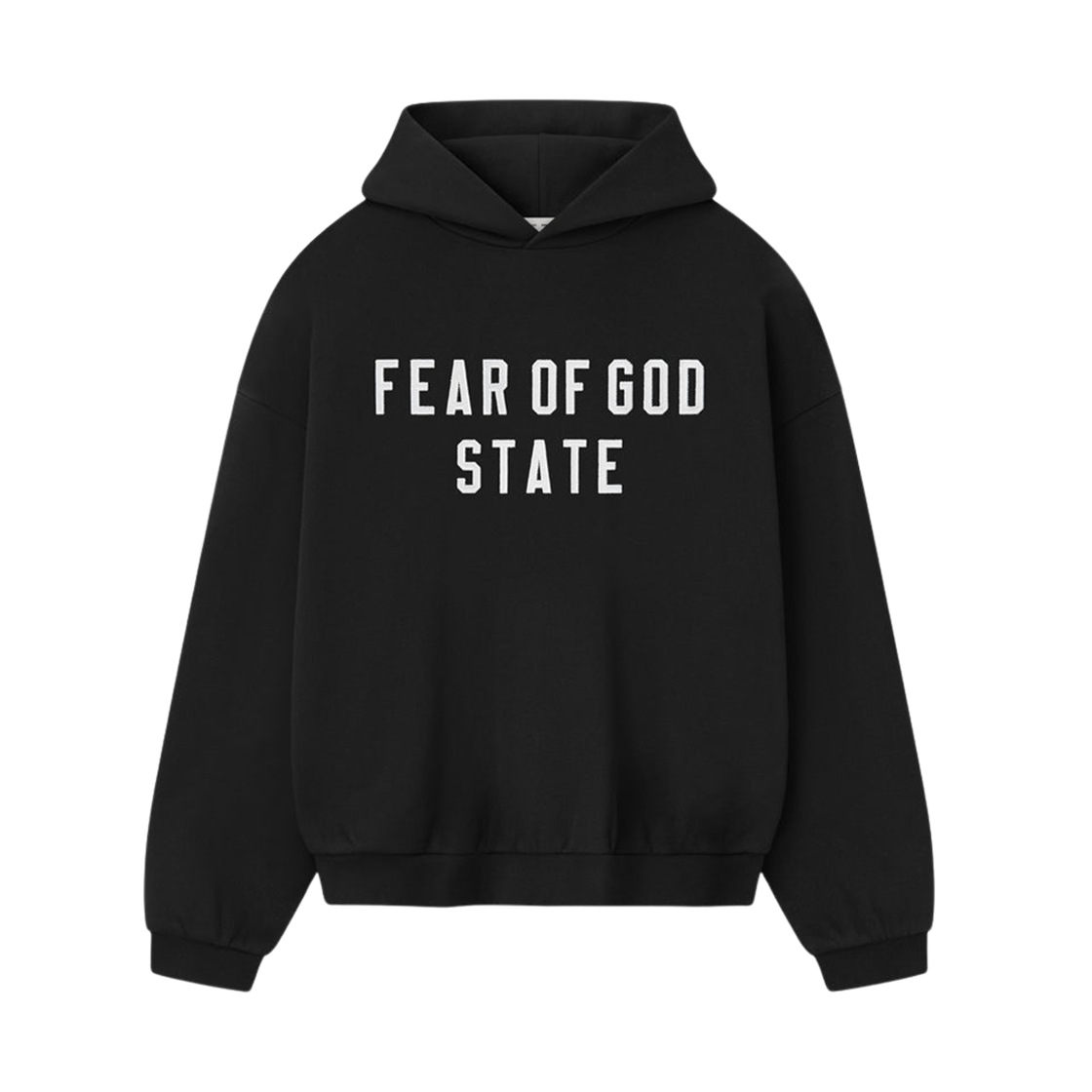 192SP256210F JET BLACK [15% 쿠폰] Essentials 90's Fleece Hoodie Jet Black - 25FW