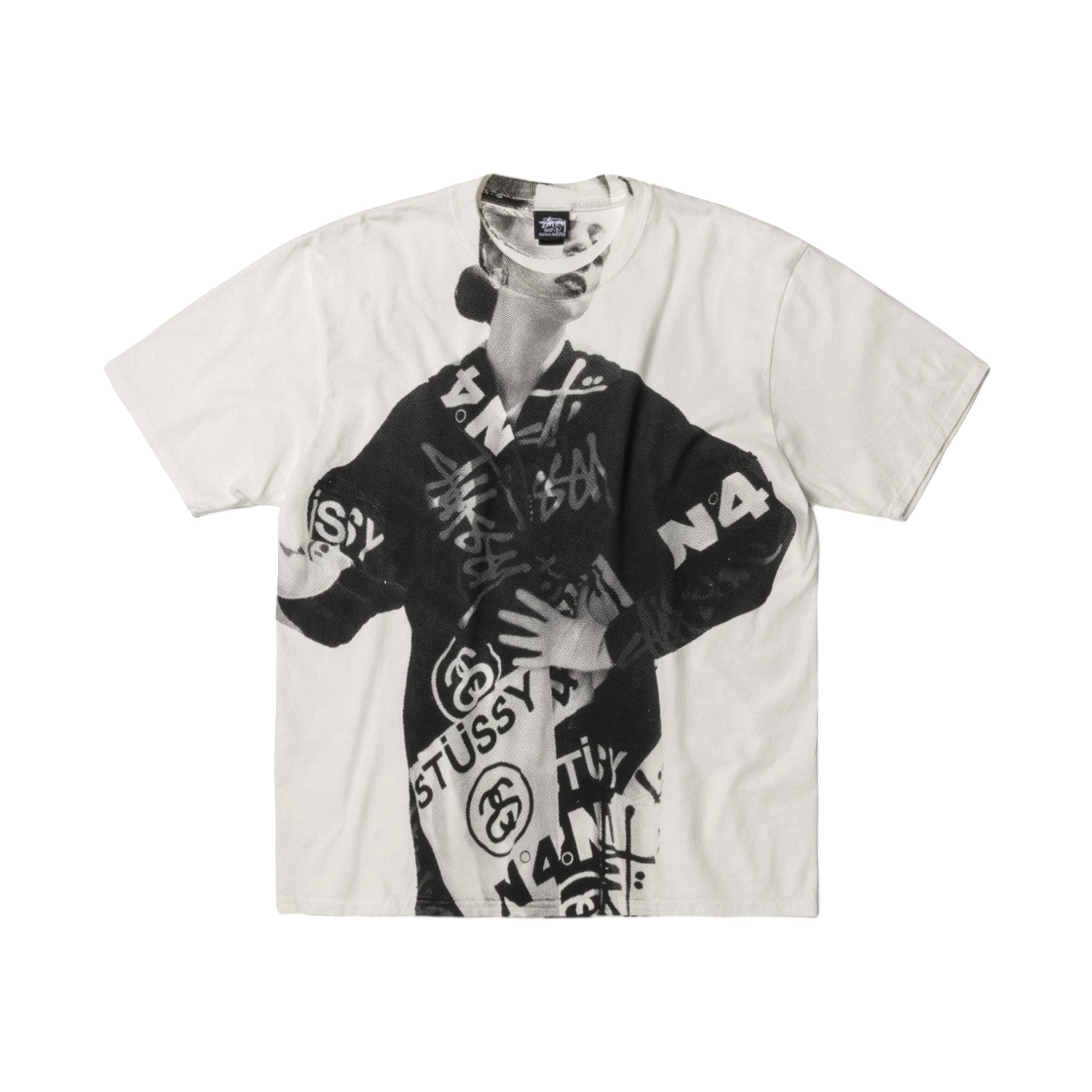 스투시 파리 티셔츠 내추럴(Stussy Paris T-Shirt Natural)