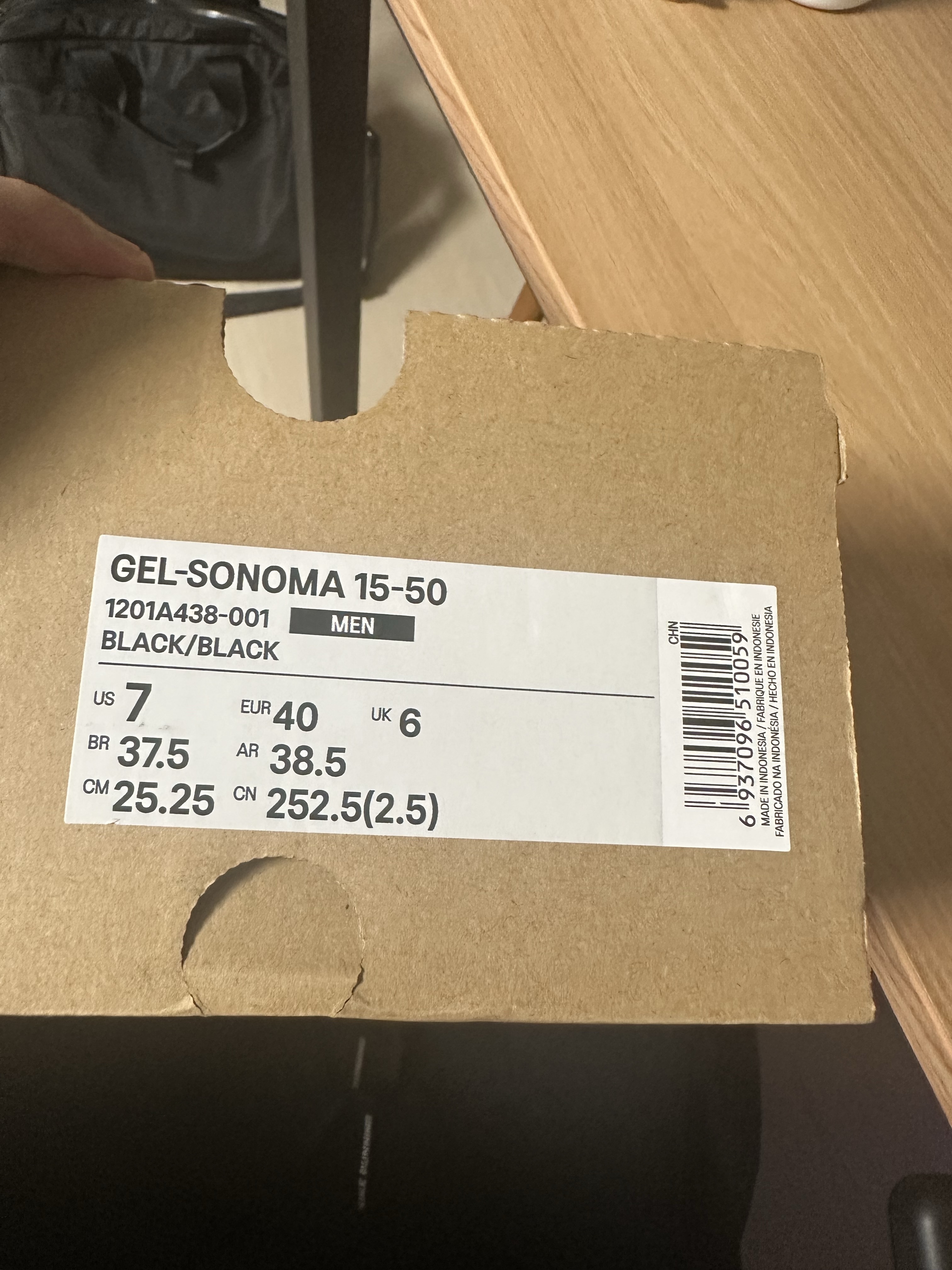 Asics Gel-Sonoma 15-50 Black 착용 스타일 - 5
