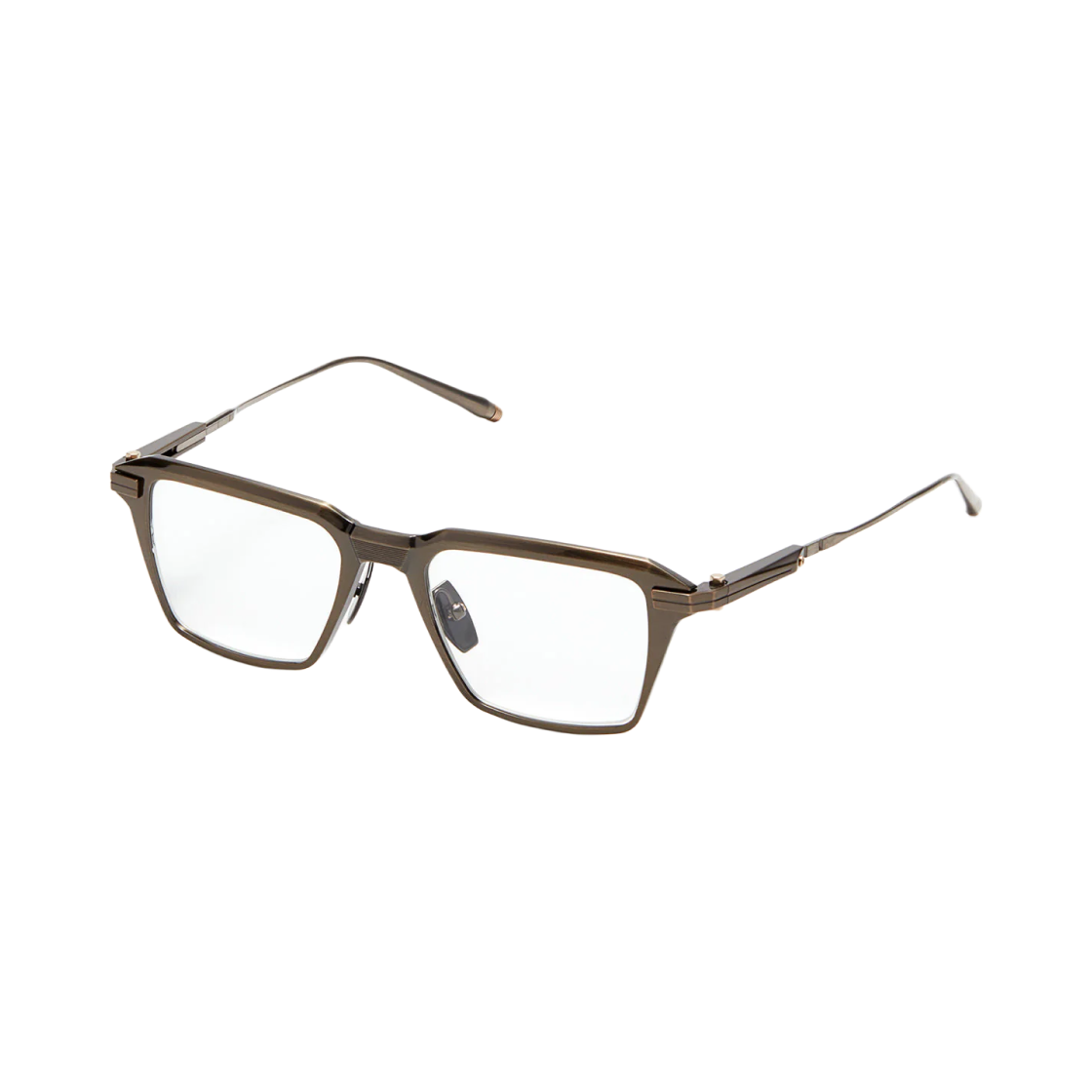 아코니 스위프트 앤티크드 화이트 골드 블랙 팔라디움 클리어 렌즈(Akoni Swift Antiqued White Gold Black Palladium Clear Lenses)