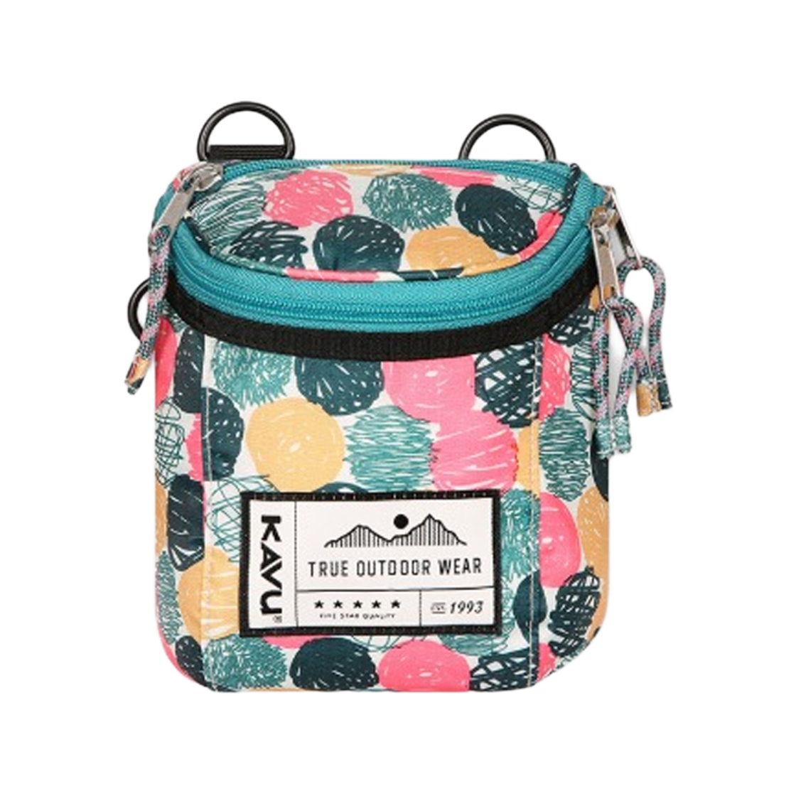 카부 고 파우치 스퀴들 도트(KAVU Go Pouch Squiggle Dots)