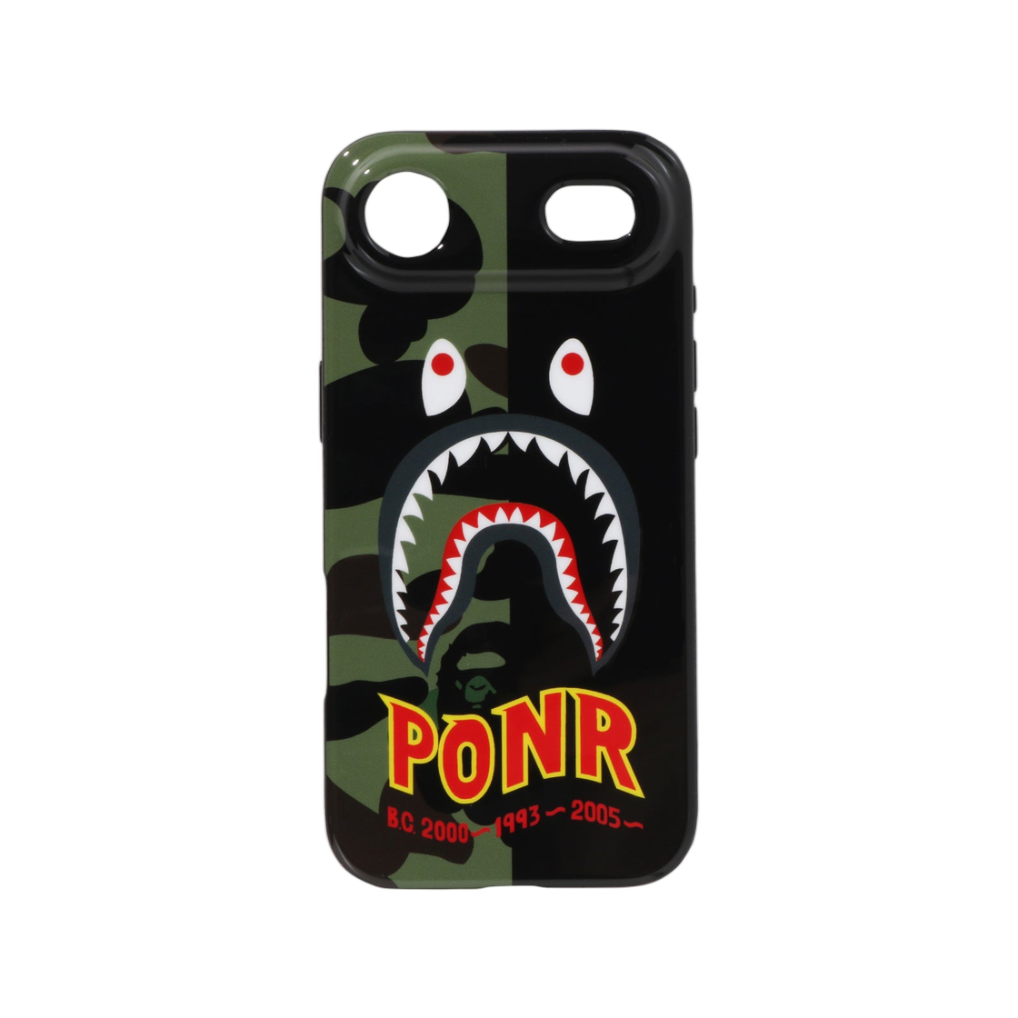 베이프 퍼스트 카모 세컨드 샤크 아이폰 17 에어 케이스 그린(BAPE 1st Camo 2nd Shark iPhone 17 Air Case Green)