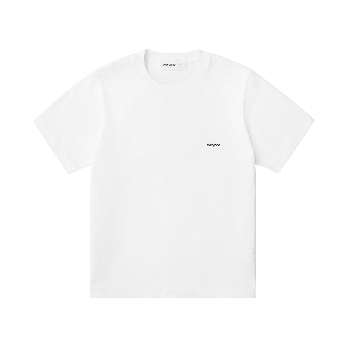 에브리원 오리지널 로고 아메리칸 코튼 티셔츠 쁘띠 화이트(everyone Original Logo American Cotton T-Shirt Petit White)