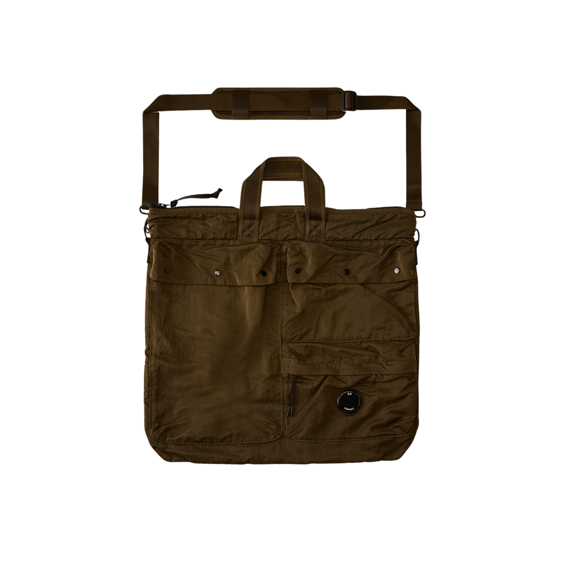 C.P. 컴퍼니 나일론 B 숄더백 아이비 그린 - 25FW(C.P. Company Nylon B Shoulder Bag Ivy Green - 25FW)