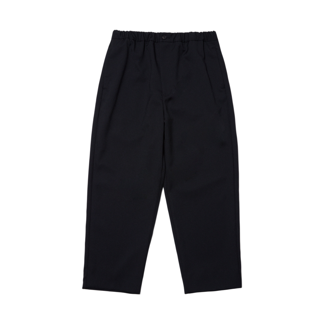 에브리원 폴리에스터 트윌 이지 슬랙스 블랙(everyone Polyester Twill Easy Slacks Black)