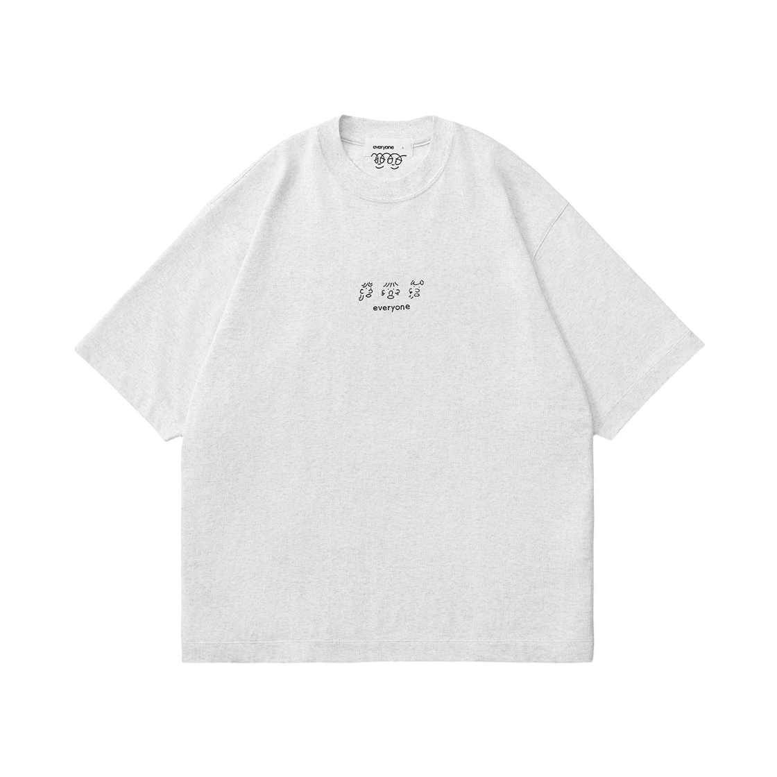 - everyone J.30000 Buddies Short Sleeve T-Shirt Ash
